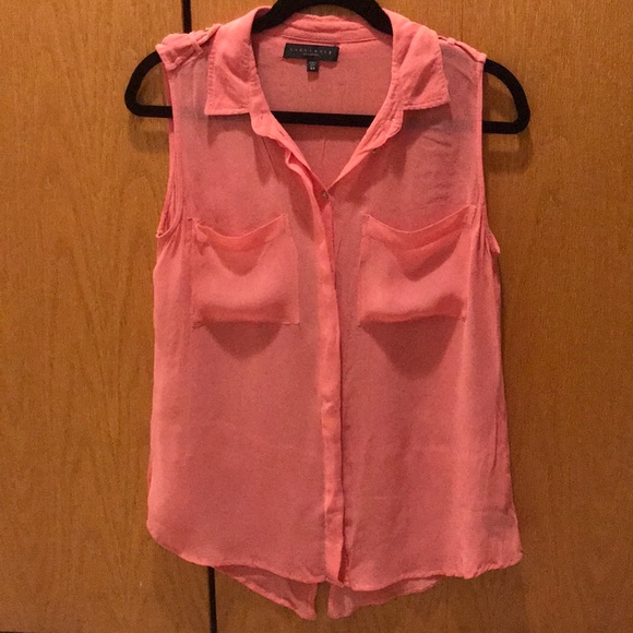Snacctuary sleeveless button down blouse - Picture 1 of 4